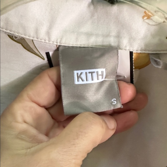 Kith Cream and Orange Floral  Shirt - Picture 4 of 9